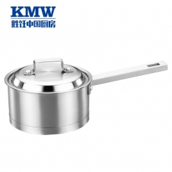 KMW16cm奶锅304不锈钢0.9mm加厚锅体、加厚复底 